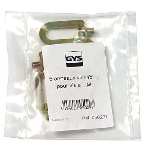GYS 050297 Anschrauböse für Anschweiß-Gewindebolzen - Ø 4 mm - 5 Stück von TOPARC