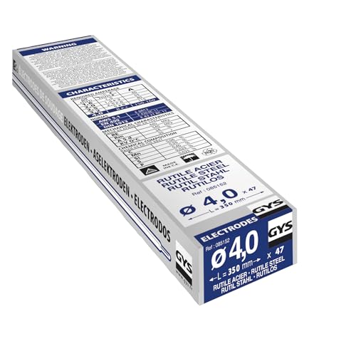 47 Rutil-Stahl-Elektroden - Ø 4,0 mm - 1/2 Schachtel von GYS
