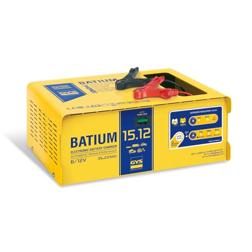 GYS Batium 15-12 6/12V automatisches Batterieladegerät mit Mikroprozessor von GYS
