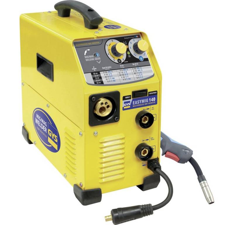 GYS Elektroschweißgerät GYS EASYMIG 140 MIG/MAG-Schweißgerät 30 - 140 A von GYS