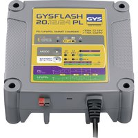 GYS - flash 20.12/24 pl 026049 Automatikladegerät 12 v, 24 v 7 a, 15 a, 20 a 7 a, 15 a von GYS