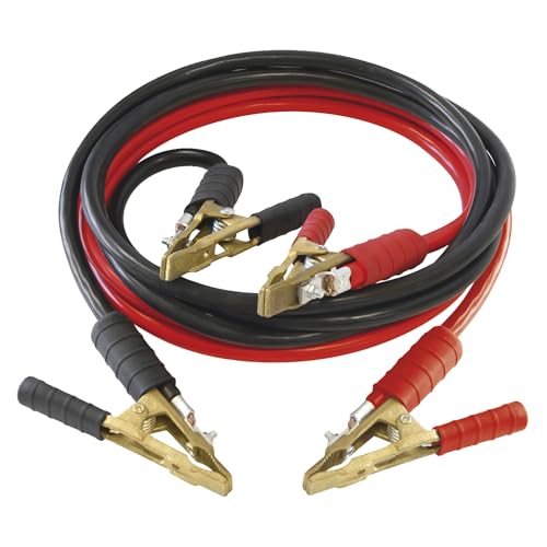 Gys GYS-056190-CABLES Starthilfekabel 1000 A – 50 mm² – 4,5 m – Klemmen aus Messing, schwarz und rot von GYS