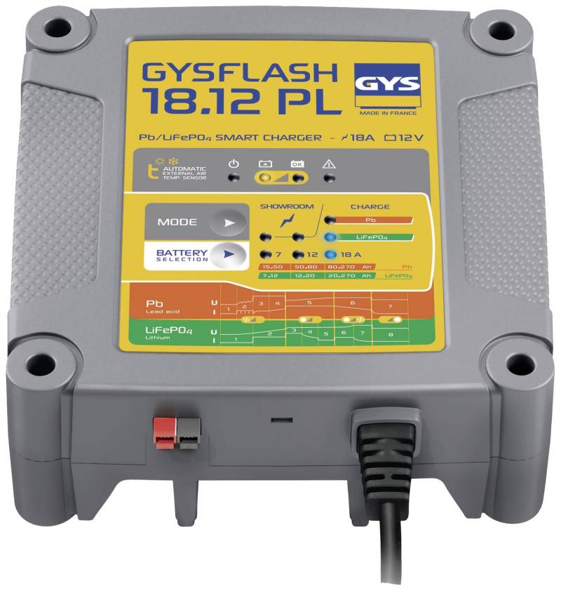 Gys Ladegerät Automatikladegerät Gysflash 18.12 Pl Fahrzeug Batterie 12 V Profi B-Ware von GYS