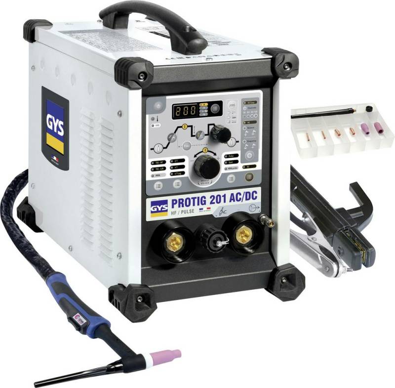 Gys Protig 201 Ac/Dc Hf Fv Wig Schweißgerät Inverter 10   160 A Siehe Text/Foto B-Ware von GYS