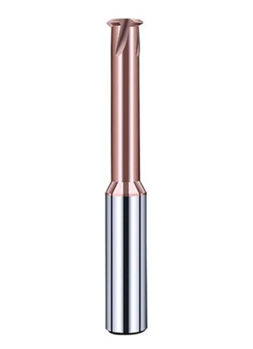 60 ° Wolframkarbid-Einzelzahn-Spiralfräser, Gewindefräser, metrischer Fräser for Stahl-Aluminium-Schaftfräser, CNC-Werkzeug(M8x1.25 steel) von GYSABVC