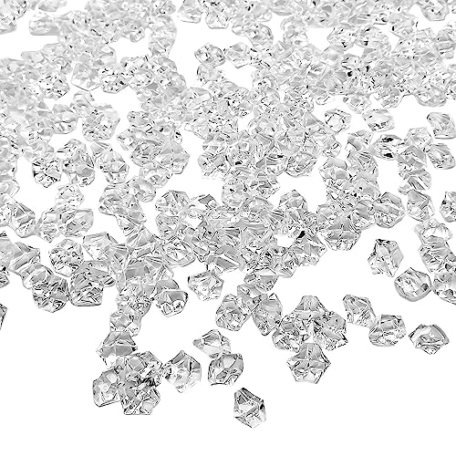 GYSRXS 1000PCS Transparente Plastik Diamanten Deko Streudeko Diamanten Hochzeit künstliche Diamanten für Vasen Hochzeitsdekor Fotografie Requisiten(11×14mm) von GYSRXS