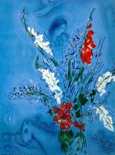 GYTRI CGFHJ Marc Chagall Poster Marc Chagall Drucke Wandkunst Abstraktes Blumenbild《Die Gladiolen》Marc Chagall Leinwandmalerei für Wohnkultur 60x80cm ungerahmt GYTRI CGFHJ Marc Chagall Poster Marc Chagall Drucke Wandkunst Abstraktes Blumenbild《Die Gladiolen》Marc Chagall Leinwandmalerei für Wohnkultur 60x80cm ungerahmt von GYTRI CGFHJ