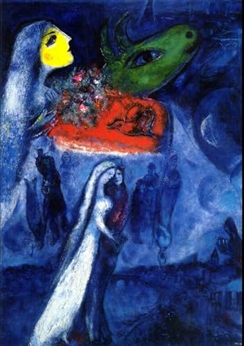 GYTRI CGFHJ Marc Chagall Poster Marc Chagall Leinwand Malerei Wandkunst Abstraktes blaues Bild《Auf Zwei Banken》Marc Chagall Drucke Für Wohnkultur 60x80cm ungerahmt GYTRI CGFHJ Marc Chagall Poster Marc Chagall Leinwand Malerei Wandkunst Abstraktes blaues Bild《Auf Zwei Banken》Marc Chagall Drucke Für Wohnkultur 60x80cm ungerahmt von GYTRI CGFHJ