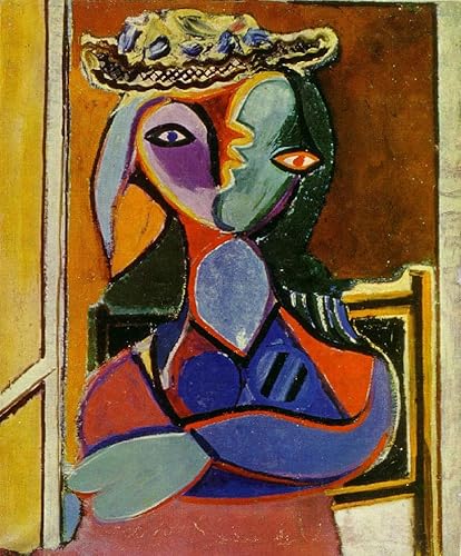 GYTRI CGFHJ Pablo Picasso sitzende Frau mit Hut Poster abstrakte Wandkunst Picasso Leinwand Malerei Porträtdrucke für Wohnkultur Bild 60x90cm ungerahmt GYTRI CGFHJ Pablo Picasso sitzende Frau mit Hut Poster abstrakte Wandkunst Picasso Leinwand Malerei Porträtdrucke für Wohnkultur Bild 60x90cm ungerahmt von GYTRI CGFHJ