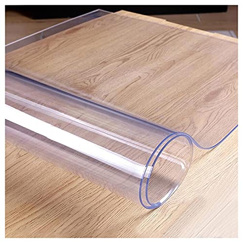 Glasklar Tischdecke Tischfolie Tischschutzfolie Transparente PVC Folie Schutzfolie,Wasserdichter Schutz,FüR Esstisch Couchtisch Und Schreibtisch (Dicke:2mm,Größe:30x45cm/11.8x17.7in) von GYUE