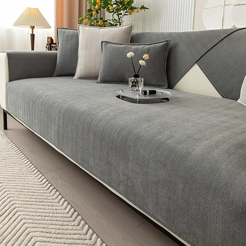GYXXZH Überzug Ecksofa Grau Sofa überzug 2 und 3 sitzer Sofa Überzug L Form rutschfest Auflagen Für Sofa 70x120cm GYXXZH Überzug Ecksofa Grau Sofa überzug 2 und 3 sitzer Sofa Überzug L Form rutschfest Auflagen Für Sofa 70x120cm von GYXXZH