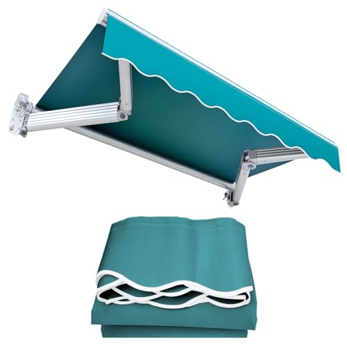 GYYDXXFC Markisendach for Terrassentürfenster, Sonnenschutzdach for Den Außenbereich (nur Stoff), Markisenersatztuch for Fenster, Türen, Decks, Gärten(22.9x9.8ft/7x3m) von GYYDXXFC