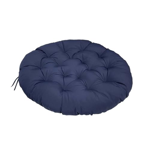 GYYFQH Papasansessel Kissen Schaukel-Hängesesselkissen, Eierstuhlkissen, Terrassensitzkissen, Schaukelstuhlpolster für Hängesessel Rundes Dicke Stuhlkissen(A,80×80cm) von GYYFQH