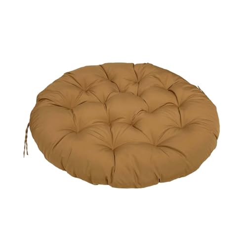 GYYFQH Papasansessel Kissen Schaukel-Hängesesselkissen, Eierstuhlkissen, Terrassensitzkissen, Schaukelstuhlpolster für Hängesessel Rundes Dicke Stuhlkissen(B,90×90cm) von GYYFQH