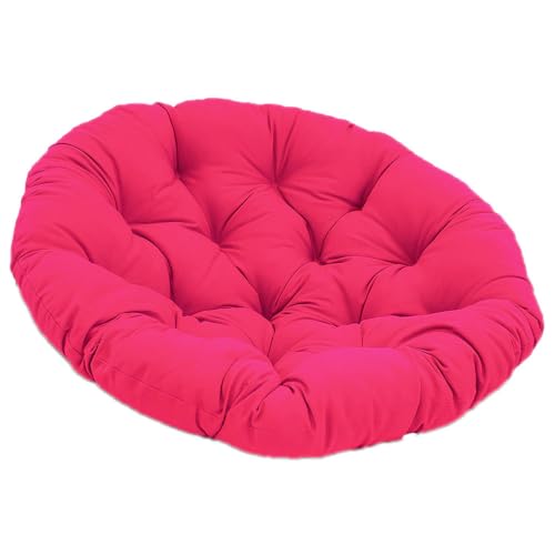 GYYFQH Papasansessel Kissen Schaukel-Hängesesselkissen, Eierstuhlkissen, Terrassensitzkissen, Schaukelstuhlpolster für Hängesessel Rundes Dicke Stuhlkissen(C,70×70cm) von GYYFQH
