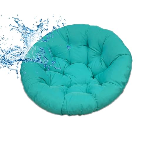 GYYFQH Papasansessel Kissen Schaukel-Hängesesselkissen, Eierstuhlkissen, Terrassensitzkissen, Schaukelstuhlpolster für Hängesessel Rundes Dicke Stuhlkissen(C,70×70cm) von GYYFQH