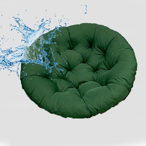 GYYFQH Papasansessel Kissen Schaukel-Hängesesselkissen, Eierstuhlkissen, Terrassensitzkissen, Schaukelstuhlpolster für Hängesessel Rundes Dicke Stuhlkissen(D,70×70cm) von GYYFQH