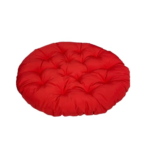 GYYFQH Papasansessel Kissen Schaukel-Hängesesselkissen, Eierstuhlkissen, Terrassensitzkissen, Schaukelstuhlpolster für Hängesessel Rundes Dicke Stuhlkissen(D,90×90cm) von GYYFQH