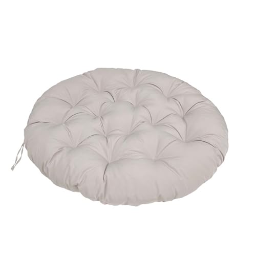 GYYFQH Papasansessel Kissen Schaukel-Hängesesselkissen, Eierstuhlkissen, Terrassensitzkissen, Schaukelstuhlpolster für Hängesessel Rundes Dicke Stuhlkissen(D,90×90cm) von GYYFQH