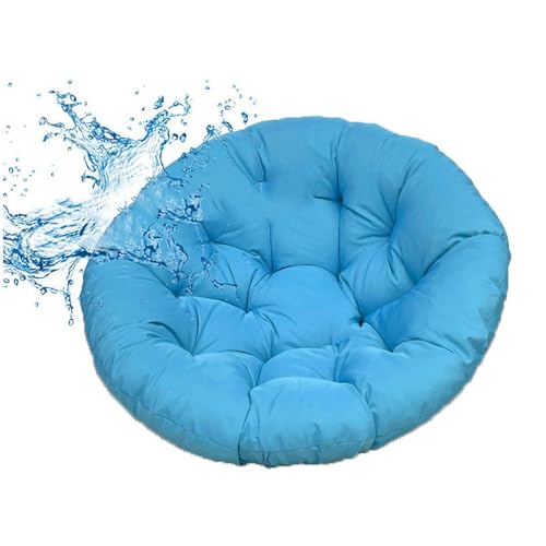 GYYFQH Papasansessel Kissen Schaukel-Hängesesselkissen, Eierstuhlkissen, Terrassensitzkissen, Schaukelstuhlpolster für Hängesessel Rundes Dicke Stuhlkissen(E,70×70cm) von GYYFQH