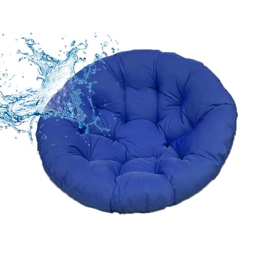 GYYFQH Papasansessel Kissen Schaukel-Hängesesselkissen, Eierstuhlkissen, Terrassensitzkissen, Schaukelstuhlpolster für Hängesessel Rundes Dicke Stuhlkissen(F,70×70cm) von GYYFQH