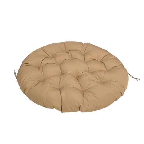 GYYFQH Papasansessel Kissen Schaukel-Hängesesselkissen, Eierstuhlkissen, Terrassensitzkissen, Schaukelstuhlpolster für Hängesessel Rundes Dicke Stuhlkissen(F,90×90cm) von GYYFQH