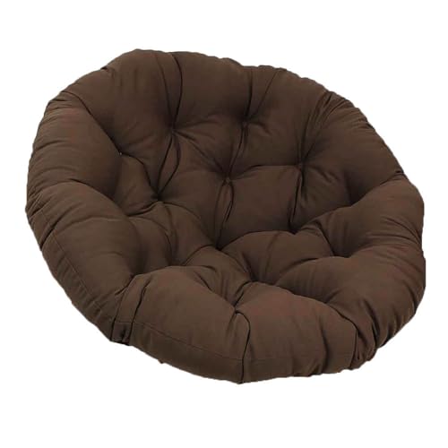 GYYFQH Papasansessel Kissen Schaukel-Hängesesselkissen, Eierstuhlkissen, Terrassensitzkissen, Schaukelstuhlpolster für Hängesessel Rundes Dicke Stuhlkissen(H,70×70cm) von GYYFQH