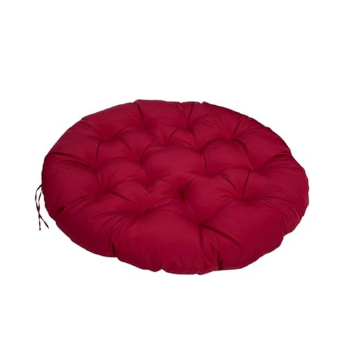 GYYFQH Papasansessel Kissen Schaukel-Hängesesselkissen, Eierstuhlkissen, Terrassensitzkissen, Schaukelstuhlpolster für Hängesessel Rundes Dicke Stuhlkissen(J,70×70cm) von GYYFQH