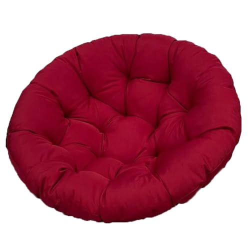 GYYFQH Papasansessel Kissen Schaukel-Hängesesselkissen, Eierstuhlkissen, Terrassensitzkissen, Schaukelstuhlpolster für Hängesessel Rundes Dicke Stuhlkissen(M,100×100cm) von GYYFQH