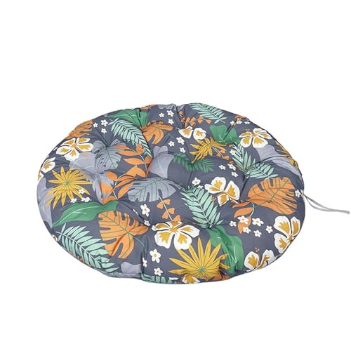 GYYFQH Papasansessel Kissen Schaukel-Hängesesselkissen, Eierstuhlkissen, Terrassensitzkissen, Schaukelstuhlpolster für Hängesessel Rundes Dicke Stuhlkissen(M,90×90cm) von GYYFQH