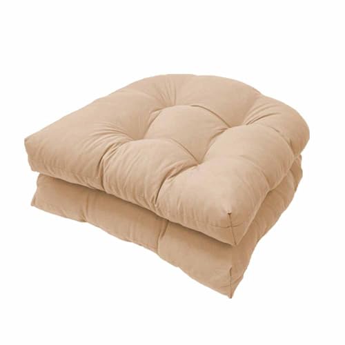 GYYFQH Stuhlkissen 2er/4er/6er Set, Sessel Kissen Zurück Sitzkissen Pad 48x48 cm, Sitzpolster Für Geeignet für den Innen und Außeneinsatz, Outdoor Gartenstuhlkissen，Terrassensofakissen(Style H1,2pcs) von GYYFQH