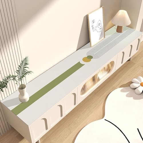 GYYFQH Tischdecke Kunstleder ，Tischdecke Pu Leder ，Öl- und wasserfeste Abwischbar Tischdecke，Geeignet für Sideboards, Schuhschränke, Fußmatten,Couchtischmatten(A,35×120cm) von GYYFQH