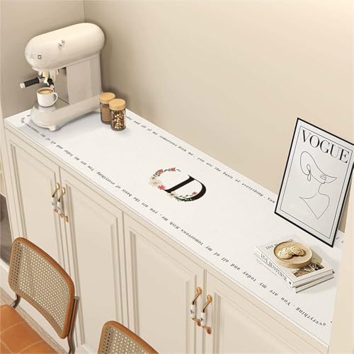 GYYFQH Tischdecke Kunstleder ，Tischdecke Pu Leder ，Öl- und wasserfeste Abwischbar Tischdecke，Geeignet für Sideboards, Schuhschränke, Fußmatten,Couchtischmatten(D,35×180cm) von GYYFQH