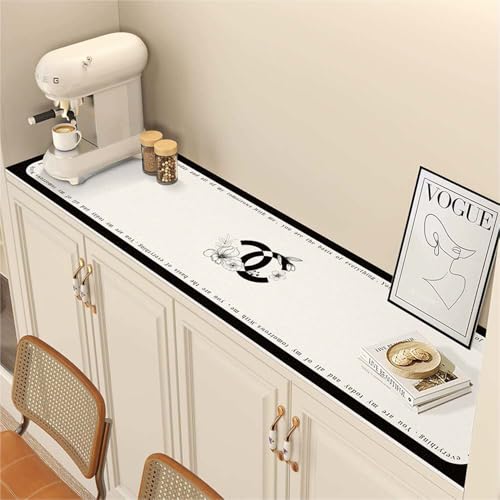 GYYFQH Tischdecke Kunstleder ，Tischdecke Pu Leder ，Öl- und wasserfeste Abwischbar Tischdecke，Geeignet für Sideboards, Schuhschränke, Fußmatten,Couchtischmatten(G,30×120cm) von GYYFQH