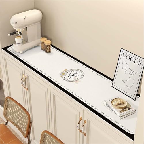 GYYFQH Tischdecke Kunstleder ，Tischdecke Pu Leder ，Öl- und wasserfeste Abwischbar Tischdecke，Geeignet für Sideboards, Schuhschränke, Fußmatten,Couchtischmatten(I,30×140cm) von GYYFQH