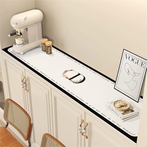 GYYFQH Tischdecke Kunstleder ，Tischdecke Pu Leder ，Öl- und wasserfeste Abwischbar Tischdecke，Geeignet für Sideboards, Schuhschränke, Fußmatten,Couchtischmatten(J,35×150cm) von GYYFQH