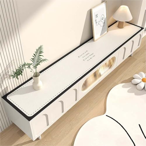 GYYFQH Tischdecke Kunstleder ，Tischdecke Pu Leder ，Öl- und wasserfeste Abwischbar Tischdecke，Geeignet für TV-Schränke, Schuhschränke, Türmatten, Couchtischmatten(E,40×150cm) von GYYFQH