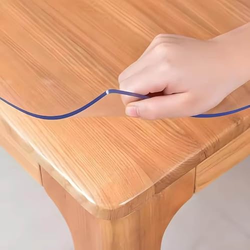 GYYFQH Tischfolie Transparent/Matt 3mm,Tischdecke Transparent Leicht Mattiert,PVC Tischdecke mit Glatter Oberfläche, für Tischschutz(Clear,70×120cm) von GYYFQH