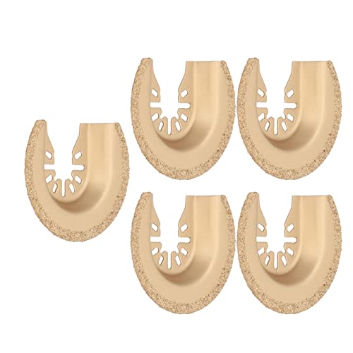 5PCS Halbrunde Oszillierende Sägeblatt Einschneidende Oberfläche Oszillierende Multi Tool Elektrophorese Oszillierende Werkzeug Zubehör von GYZOUKA