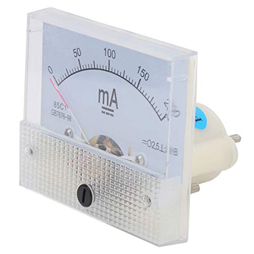 85C1 DC 0-200MA Amperemeter Panel Amp Meter Zeiger DC Amperemeter Kopf Ampere Meter Analog Strom Panel Meter von GYZOUKA