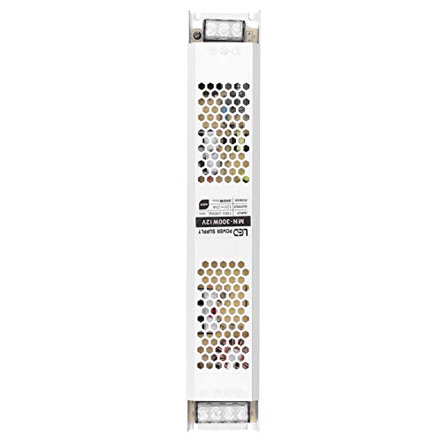 CTN LED -Treiberbeleuchtungstransformator 300W, IP68 Wasserdicht, AC 190 Bis 240 V mit LED -Adaptertreiber, Geeignet für DC 12V oder 24 V (12V) von GYZOUKA