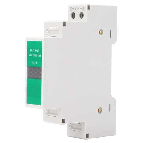 DIN Schienen Voltmeter, 11 V Bis 310 V Gleichspannungsmesser, LED Anzeige, Schaltausgang, Digitaler Spannungsmesser DIN Schienen Voltmeter, 11 V Bis 310 V Gleichspannungsmesser, LED Anzeige, Schaltausgang, Digitaler Spannungsmesser von GYZOUKA