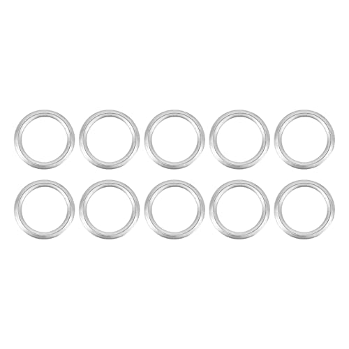GYZOUKA 10 Stcs Ölabflussstoppdichtungen N0138157 OE Standard -Aluminium -Waschmaschine für A3 S6 S6 A8 Q3 TT RS7 R32 2008 2017 von GYZOUKA
