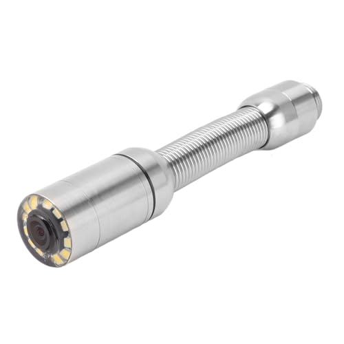 GYZOUKA 23mm Abwasserkontrollkamera Köpfe IP68 12 Einstellbare LEDs 304 Edelstahl mit 15 Mm Gewindedurchmesser für Rohrabfluss Endoskop -Kamerazubehör von GYZOUKA