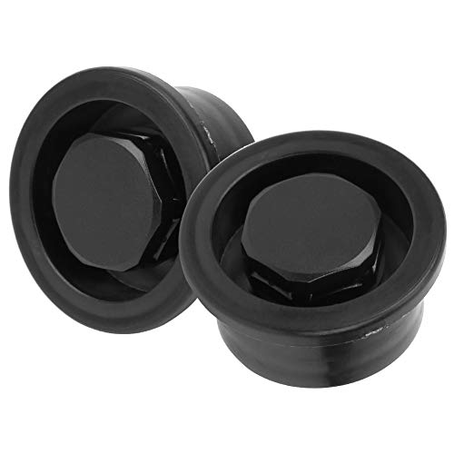 GYZOUKA 2pcs PVC Surfboard Ableitungsloch Automatische Atemventilschraube Im Auspuffventil Hahnausrüstung für Stand Up Paddle Boards Boote Boote (Schwarz) von GYZOUKA