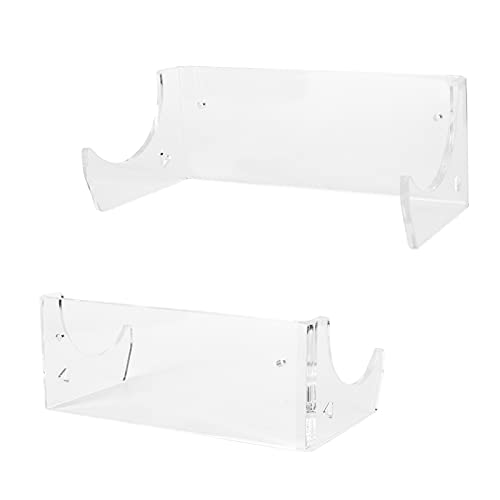 GYZOUKA 2pcs Skateboard -Regal und Skateboard -Lagerhalter Wall Organizer Hanters Zum Anzeigen von Brettern und Sparenplatz (2-Pack transparent) von GYZOUKA