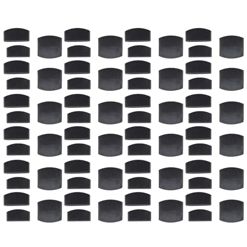 GYZOUKA 72pcs Kunststoffbett Slat Endkappen Halter Bett Lamelle Deckungs Ersatzhalter Endkappenanschluss Zum Halten und Sicherungslatten Schwarz von GYZOUKA