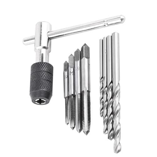 GYZOUKA 9PCS -Gewinde -Tool -Kit mit T -geformten Schraubenschlüssel und Bohrstücken Zum Handklopfen GYZOUKA 9PCS -Gewinde -Tool -Kit mit T -geformten Schraubenschlüssel und Bohrstücken Zum Handklopfen von GYZOUKA