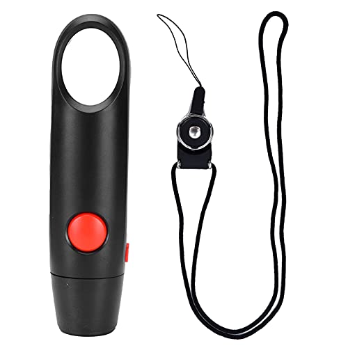 GYZOUKA Einstellbare Elektronische Pfeife für Sporttraining und Haustierbefehle, Clear Sound Whistle with Lanyard (Schwarz) von GYZOUKA