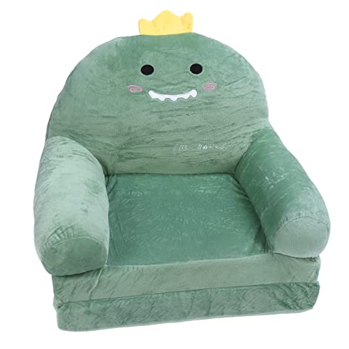 GYZOUKA Faltbares Kindersofa, Klappsofa, Bett, Faltbare Kindercouch, Weicher Plüsch, Bequem Zum Lesen, Schlafen, Spielen, mit Breiten Armlehnen, Leicht zu Reinigen (2 Tier) von GYZOUKA